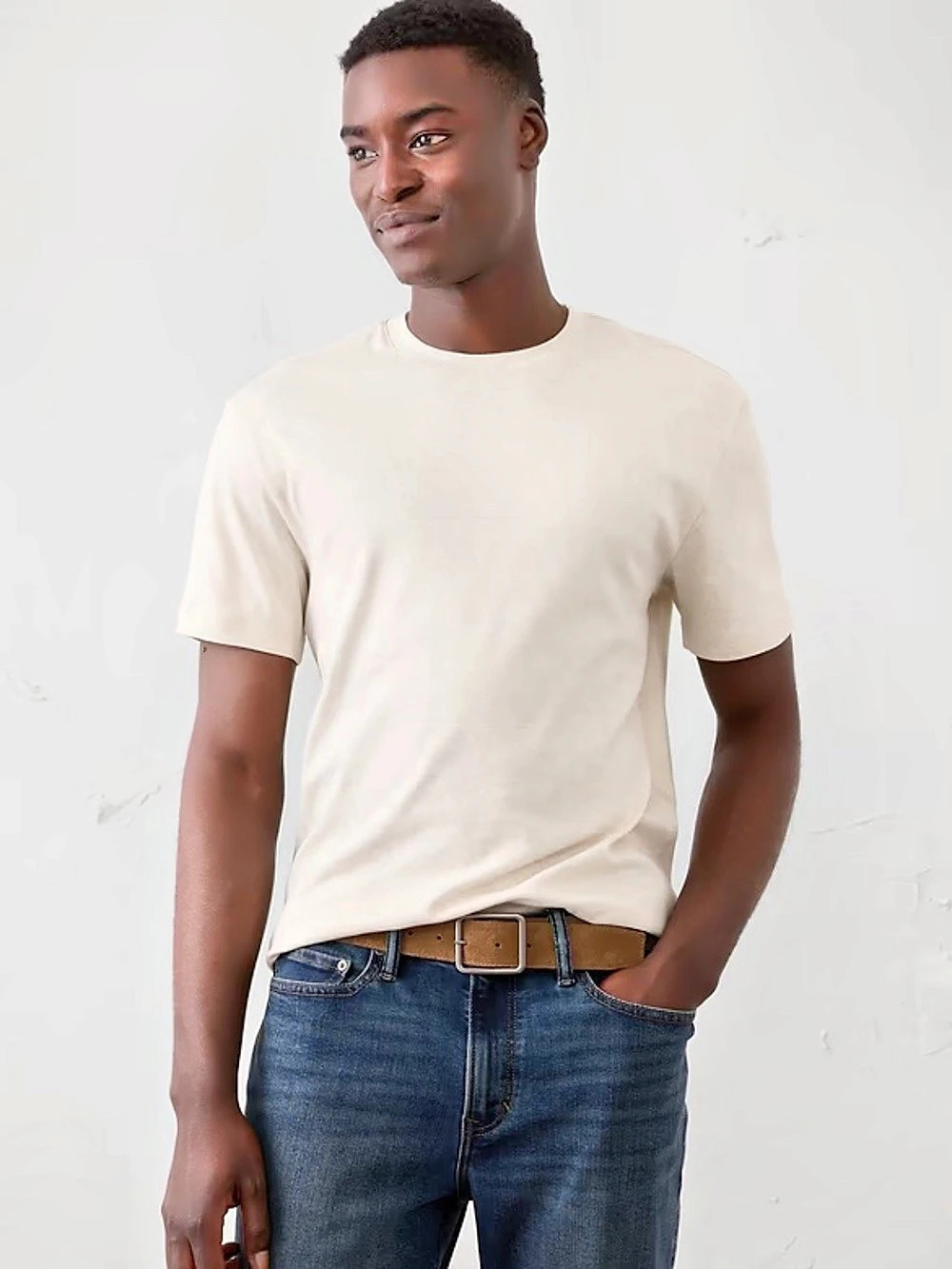 Banana Republic Cotton T-Shirt Short Sleeve Lixe Touch Tee XXL NWT